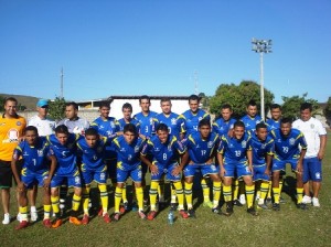 Equipe do Brasil, finalista do Campeonato Municipal de Futebol de Itanhém.