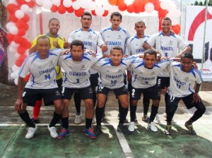 Equipe da Itamadil, que enfrenta o Rondelli Center neste domingo, dia 02/10, em busca da vitória.