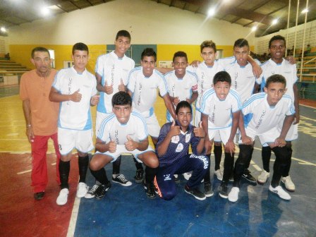 Equipe do Vasquinho, terceiro colocado no Campeonato Sub-15.