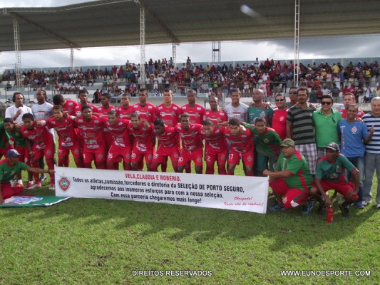 Seleção de Porto Seguro poderá até empatar no jogo da volta neste domingo que estará na final do Intermunicipal 2013.